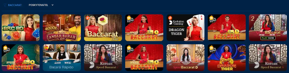Baccarat Mostbet